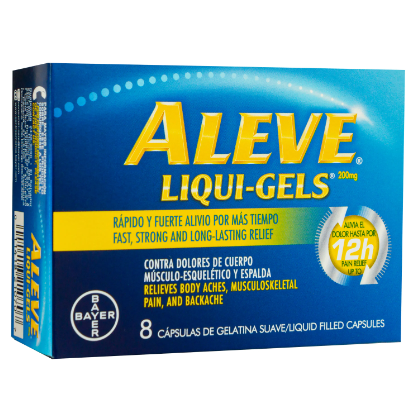 Aleve liquid gels