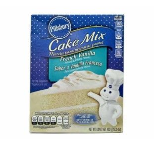 Mezcla para Queque Pillsbury Sabor Vainilla, 375g