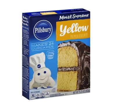 Mezcla para Queque Pillsbury Amarillo, 375g