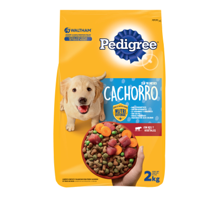 Alimento p/ perro pedigri cachorro 2k