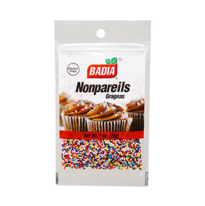 Grajeas Postres, Marca Badía, Bolsa 28g