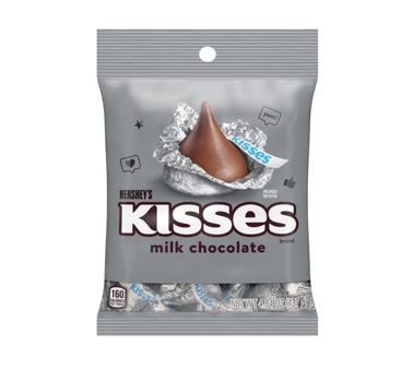 Chocolate Kisses Milk 4.48 Oz 137g