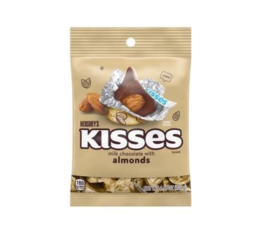Chocolate Kisses con almendras Hersheys 127g 4.48oz