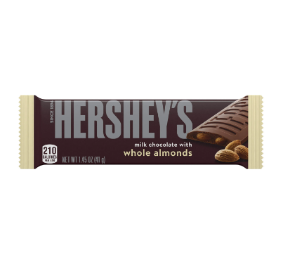 Chocolate  Con Almendras Enteras  Hershey´s 41g