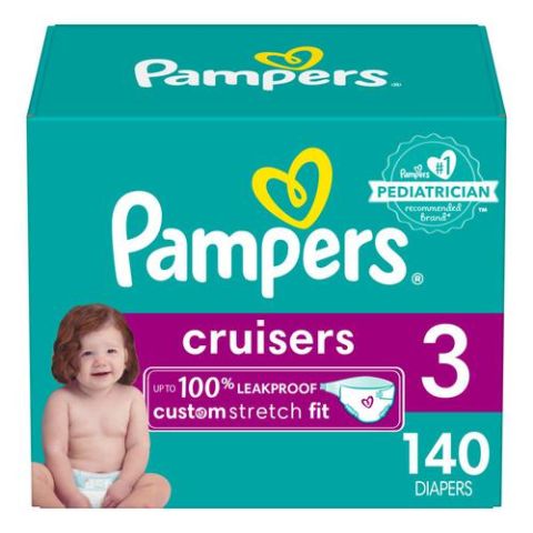 Pampers Pañales Cruisers Talla 3 / 140 Unidades Cruisers