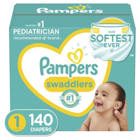 Pañales Pampers Swaddlers 1, 4-6 Kg, 140 U