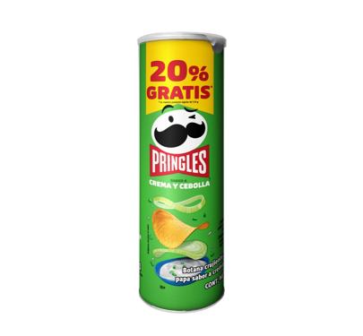 Papa tostada Crema y cebolla Pringles ext con 149g