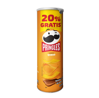 Pringles Sabor Queso 20% Gratis, 149g