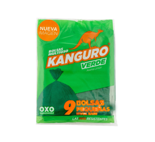 Bolsa p/ Basura Kanguro Verde Pequeña