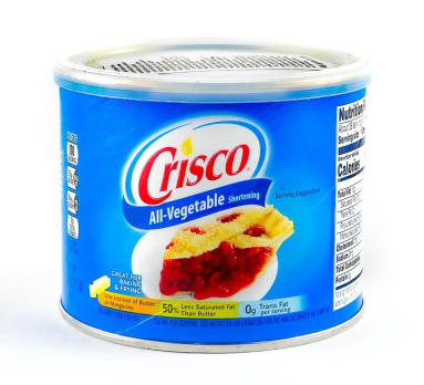 Manteca de Vegetal Crisco  Frasco 453g