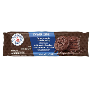 Galletas Fudge Brownie Chocolate Voortman, 227g