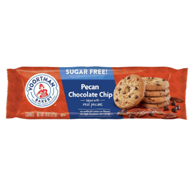 Galletas Chips Chocolate y Pecanas Voortman, 227g