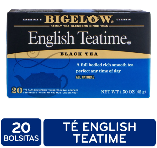 TÉ NEGRO INGLÉS BIGELOW 1/28 CT