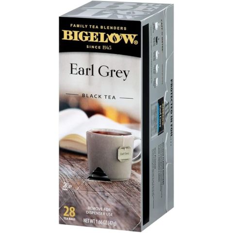 TE NEGRO EARL GREY BIGELOW 1/28CT 47g 1.66oz