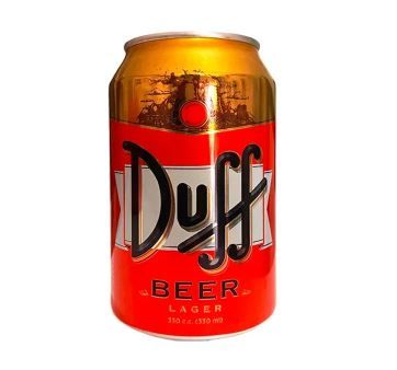 Cerveza Duff Lager lata 330 ml