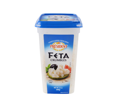 President Queso Feta Desmenuzado 680 g