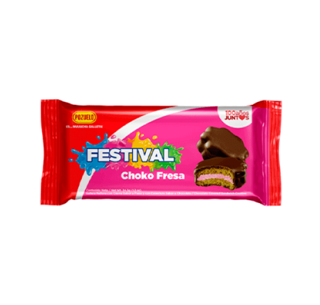 Galleta Festival Choko Fresa Unidad