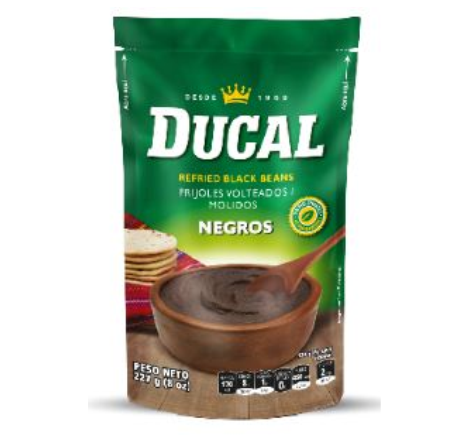 Frijol Molido Negro Arreglado Ducal 8oz 227g