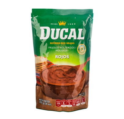 Frijoles molidos rojos Ducal 795g 28ONZ
