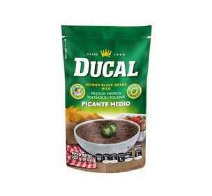Frijol Molido negro medio Ducal 8oz 227g