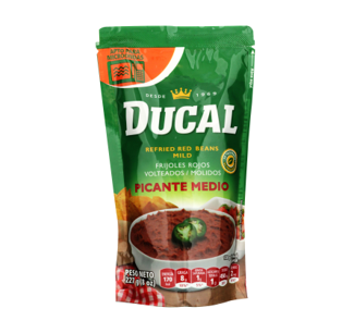 Frijol molido rojo medio Ducal 8 oz 227g