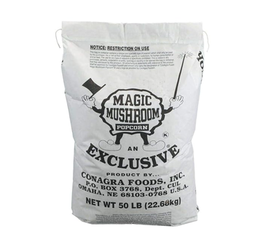 Maiz para palomita tipo Hongo Porcorns saco 50 Libras