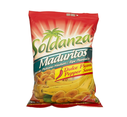 Platanitos Maduro con Picante SOLDANZA 71g