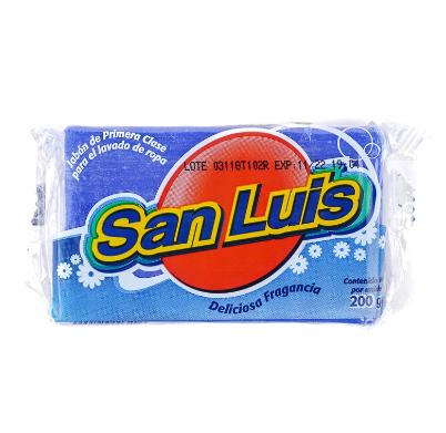 Jabon azul en barra san luis 200g
