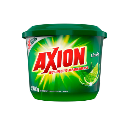 Jabón Lavaplatos Axion Limón 600g