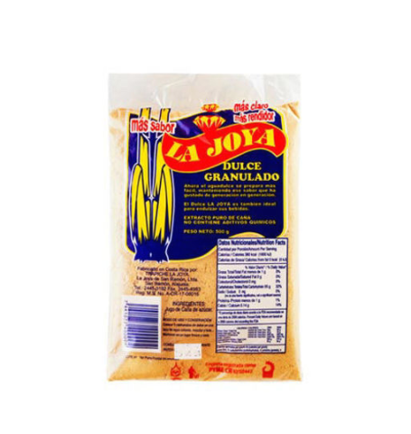 Dulce granulado, Marca La Joya, Bolsa 450 g