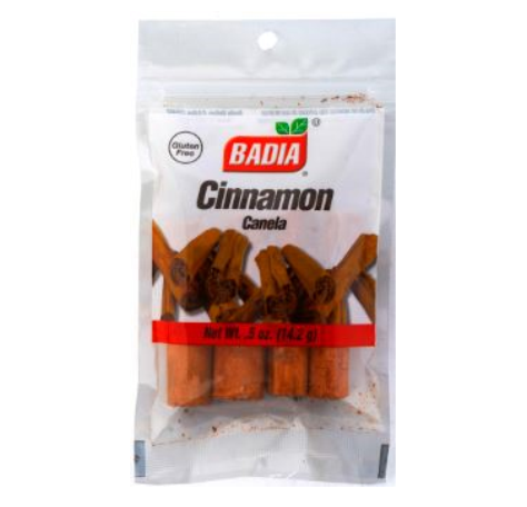 Canela en astilla Marca Badia Sobres 14.2 g