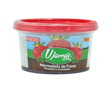 Mermelada de Fresa, Marca Ujarrás, Cremera 300 g
