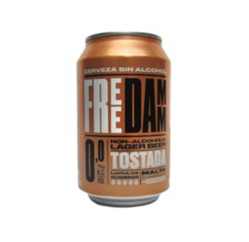 Cerveza Free Damm Tostada Sin Alcohol 330ml LT