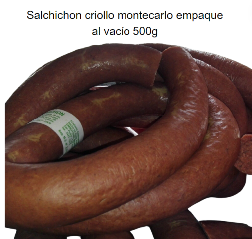 Salchichón Criollo Montecarlo Emp. al vacío 500g