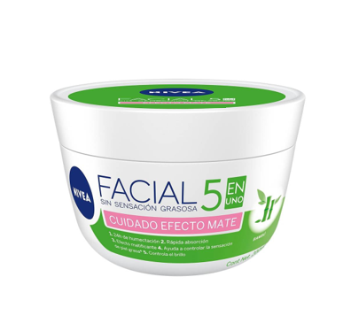 Crema Facial 5 en 1 Efecto Mate 50mL