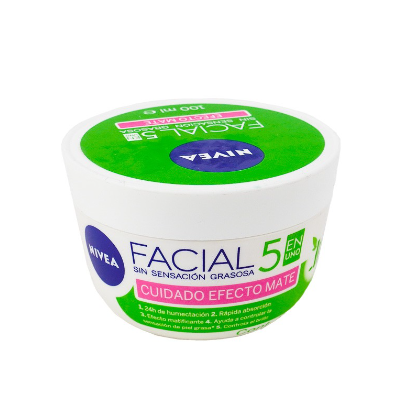Crema Facial 5 en 1 Efecto Mate 100mL