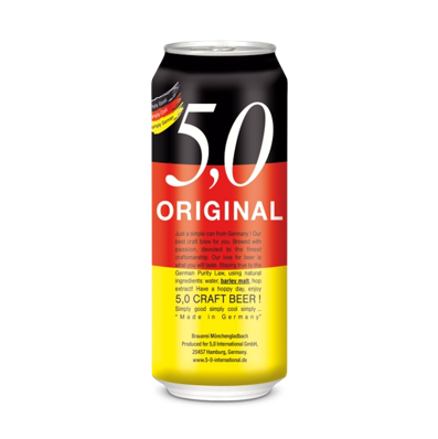 CERVEZA 5.0 PREMIUM LATA ALEMANIA 500ML
