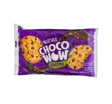Galleta GAMA Chocowow Chispas Navideña 216 g