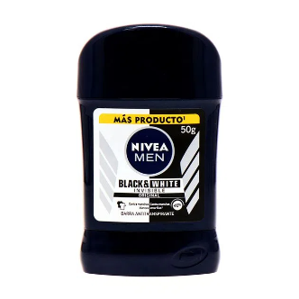 Desodorante NIvea Black & White barra 50g