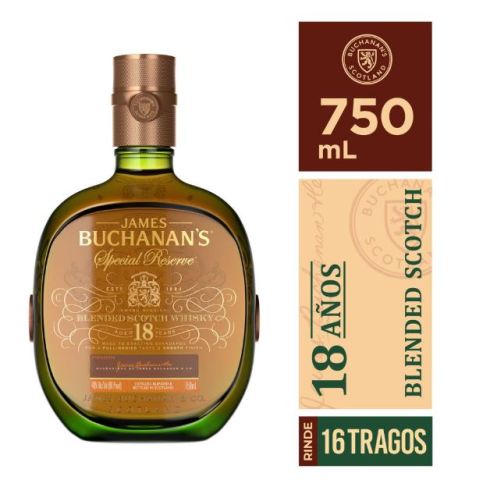 Whisky Buchanans 18años 750ML