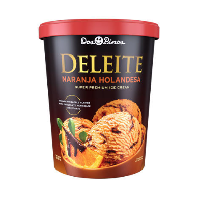 Helado Deleite Naranja Holandesa Dos Pinos 565g