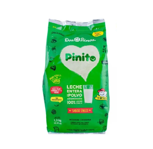 Leche en polvo pinito, Marca Dos Pinos,Bolsa Laminada 1.5 kg