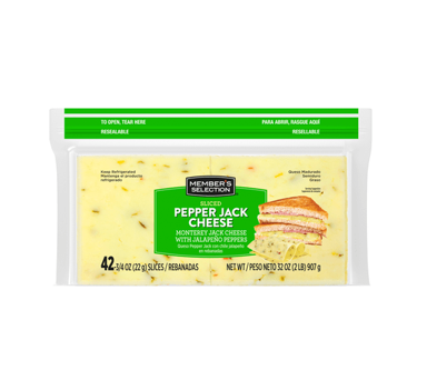 Queso Jalapeño Pepper Jack Member Selection 907 g