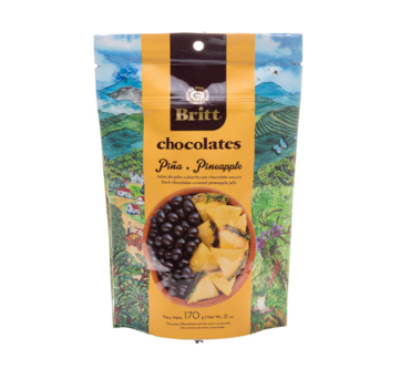 Jalea  de Piña Cubierta de Chocolate Britt 170g
