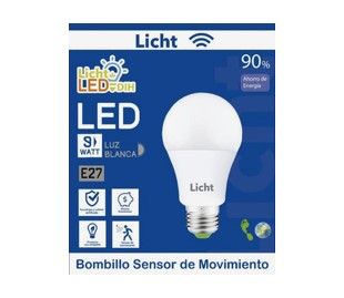 Bombillo Lich Led c/sensor moov 9W