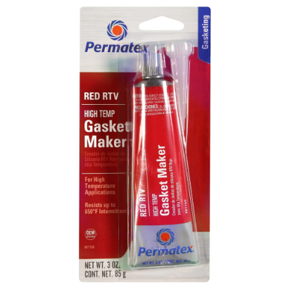 Silicon Rojo Alta Temperatura   RTV 85g Permatex