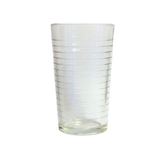 Vaso vidrio labrado circulos 12 onz