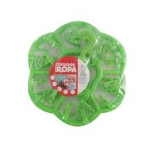 Colgador de ropa plastico Redondo trebol