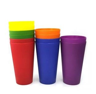 Vaso Plástico de Colores 13OZ