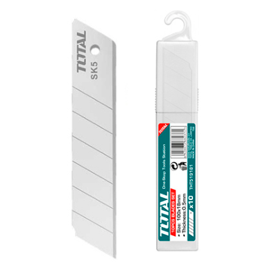 Cuchillas para Cutter Grande, Marca Total, 10U